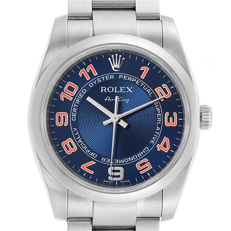 buy rolex air king blue dial|rolex air king watch price.